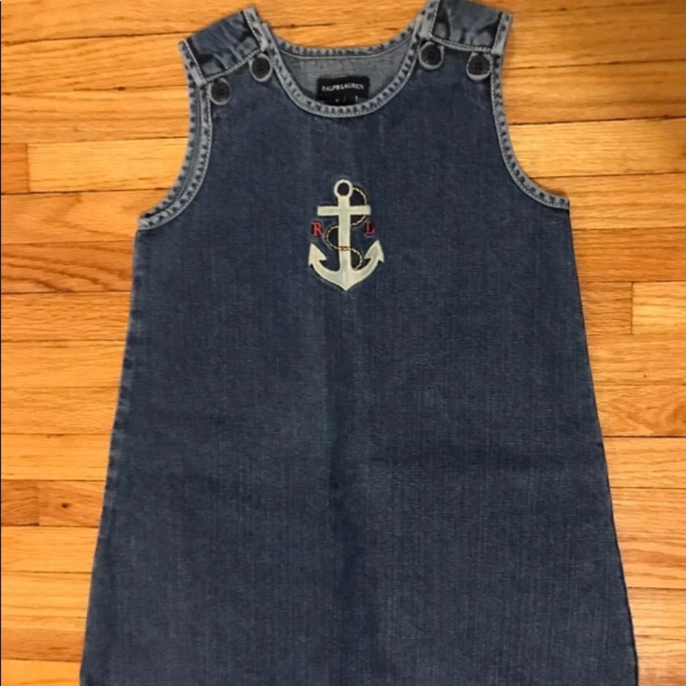 Beautiful Girls Vintage Ralph Lauren Denim Dress 5